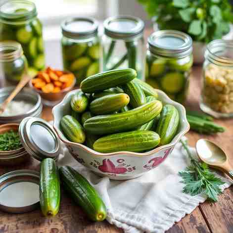Bulgarian Salt Cucumber Pickles Recipe - Easy Canning Guide